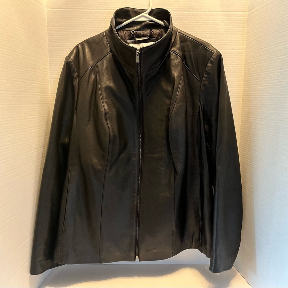 Women’s  Black Leather Jacket